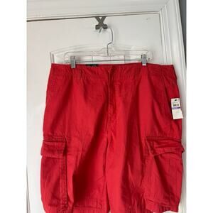 Nautica Men's Cargo Shorts Size 38 Mars Red Classic Fit